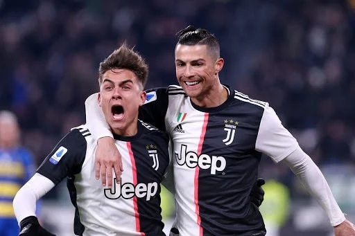 Cristiano Ronaldo and Dybala