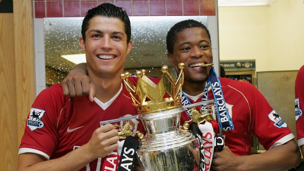 Ronaldo and Evra at United