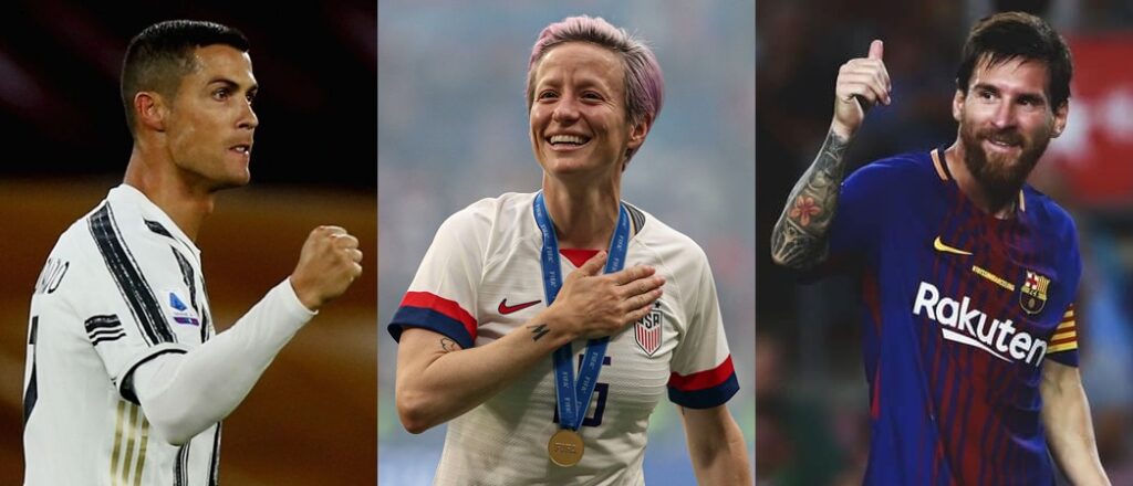 Megan Rapinoe Makes Amazing Demand From Cristiano Ronaldo and Lionel Messi
