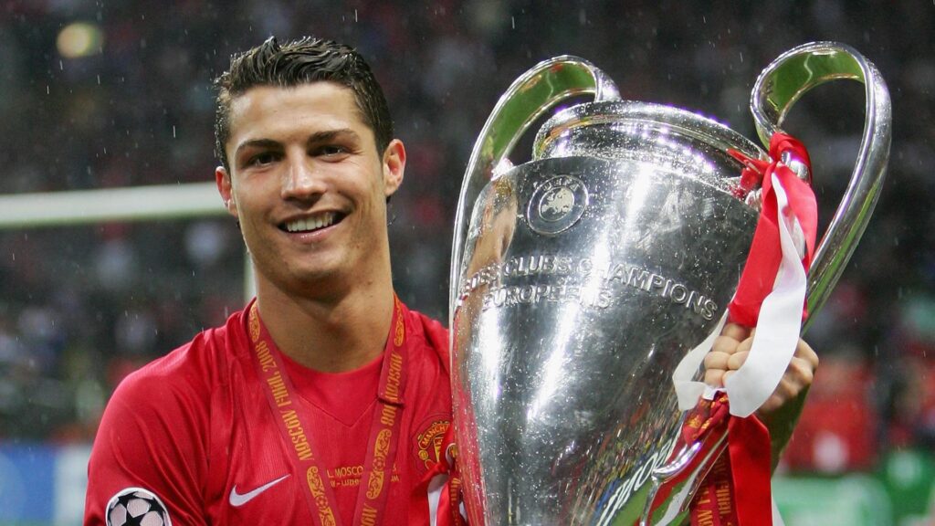 Cristiano Ronaldo Made His Champions League Debut