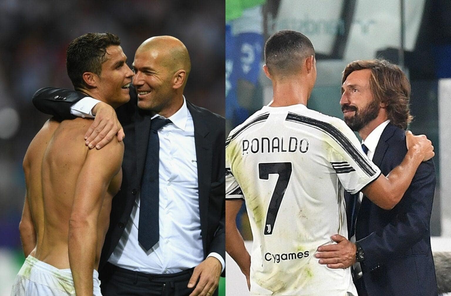 Ronaldo Is On The Same Terms With Pirlo As He Was With Zidane