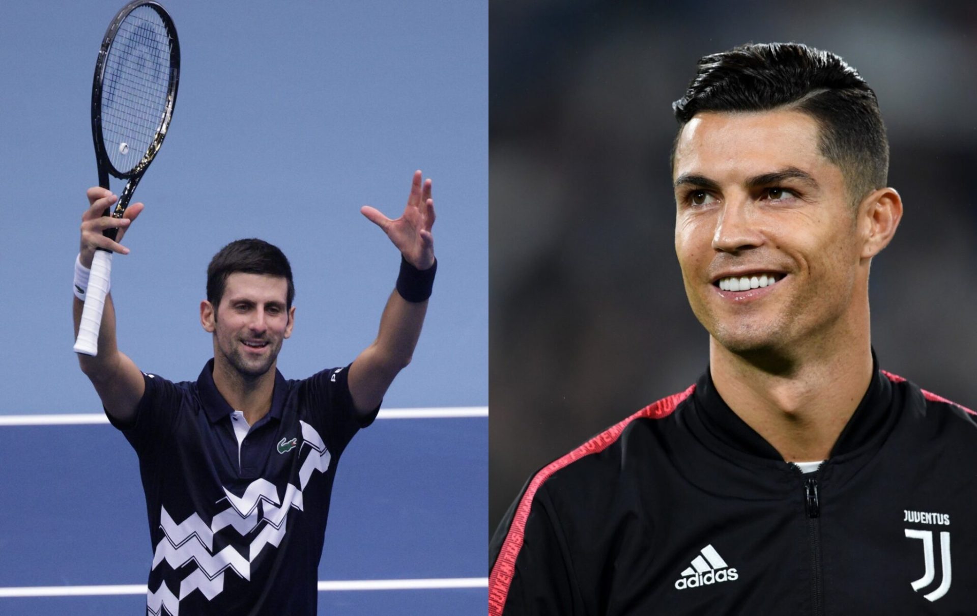 Tennis Ace Novak Djokovic Copies Ronaldo's Celebration