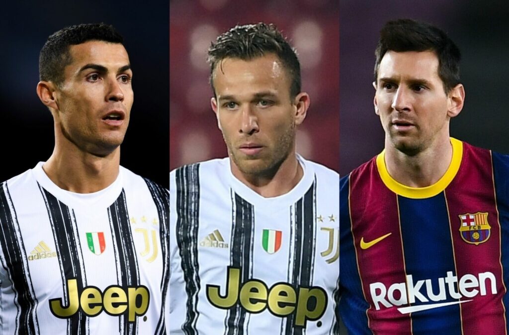 Arthur Melo Compares Cristiano Ronaldo And Lionel Messi