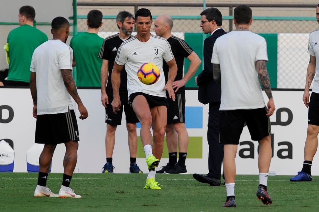 Ronaldo Showcases His Latest Skills In Juve Training