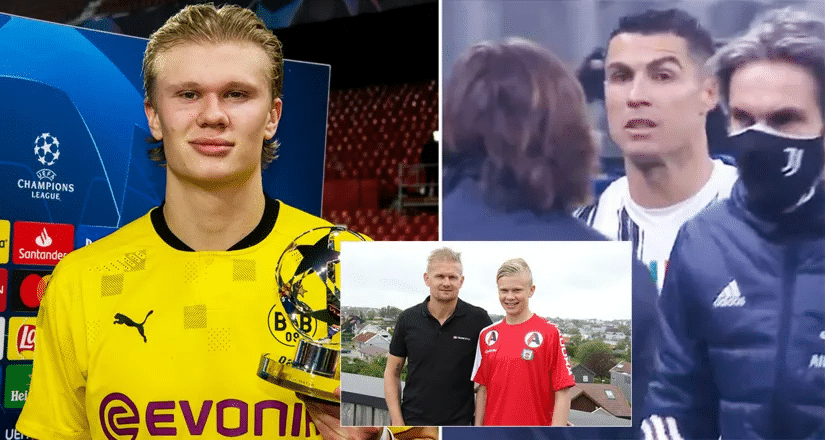 Erling Haaland's Father Reveals The Youngster 'Copies Cristiano Ronaldo' Diet Plan