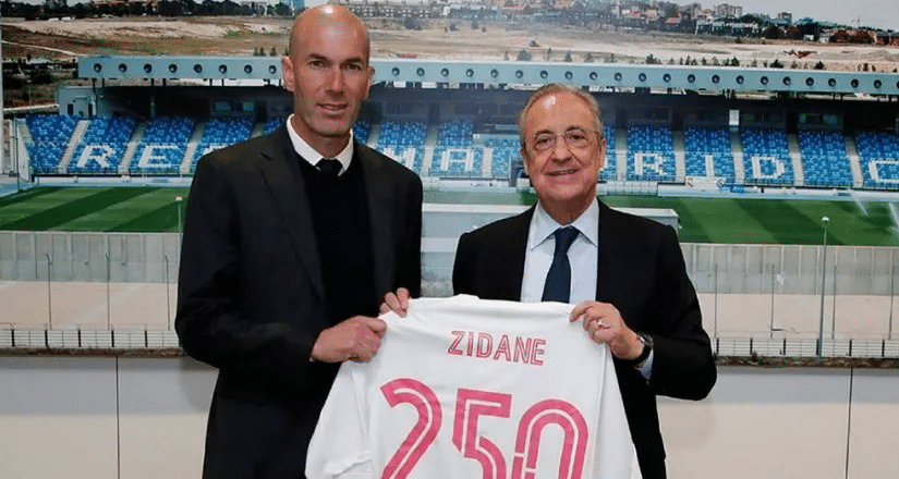 Zidane Makes 250th Appearances As Real Madrid Manager