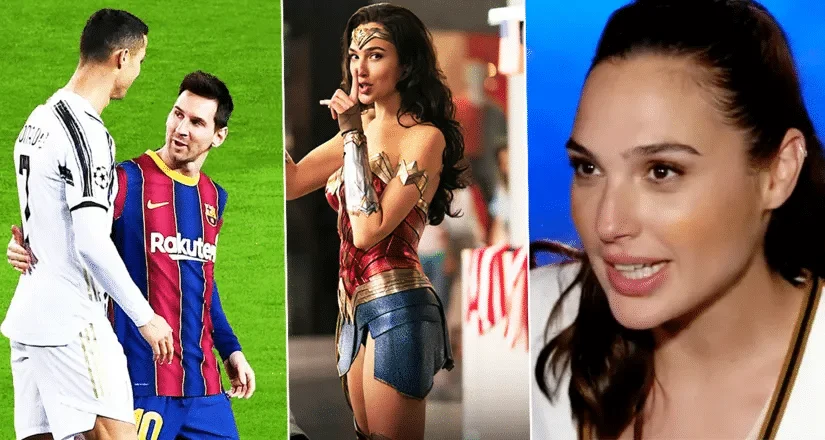 Gal Gadot Chooses Between Cristiano Ronaldo and Lionel Messi